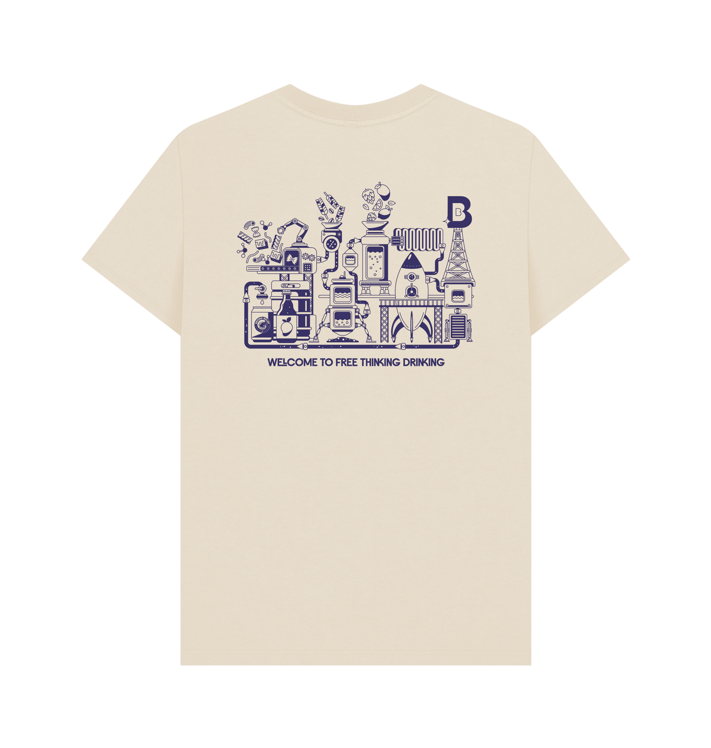 Oat Printed T-shirt Back